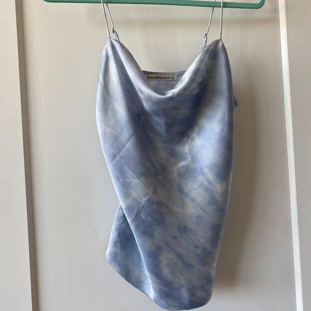 Abercrombie Silk Cowl Neck Tank - Adjustable Strap